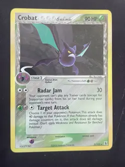 Crobat Delta Species 2/113 Holo Rare Reverse Holo 2005 Pokemon TCG NM - Image 1