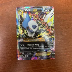M Absol EX Mega Full Art Promo Holo Pokemon Card XY63 - Image 1