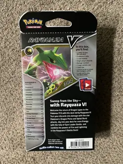 Pokemon TCG V Battle RAYQUAZA Theme deck NEW - Image 2