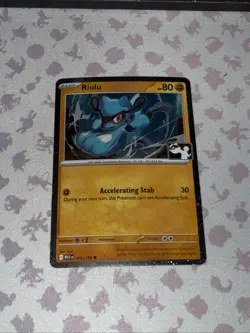 Pokemon Riolu 076/132 Cosmos Holo Play! Prize Pack Series 9 Stamped - Image 1