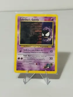 Sabrina's Gastly 96/132 Common Gym Challenge Pokemon Unlimited DMG - Image 1