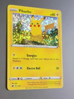 Pokemon TCG Pikachu McDonald's Promos 2022 7/15 Holo Holo Rare NM - Image 1