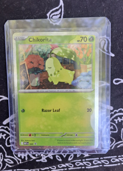Pokemon TCG Chikorita 069 Perfect Order 2026 Cosmic Hollow Promo Nm - Image 1