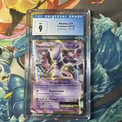 Pokemon Mewtwo EX 2016 Evolutions 52/108 CGC 9 Graded - Image 1