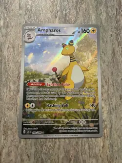Pokemon TCG Ampharos Stage 2 160 HP Chilling Reign 090/086 Holo Full Art - Image 1