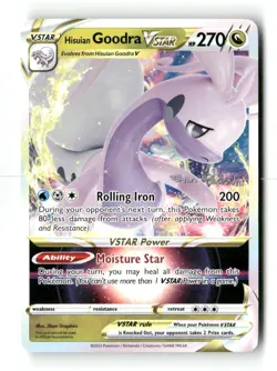 Hisuian Goodra VSTAR (Evan Pavelski) 136/196 World Championship Decks Pokemon NM - Image 1
