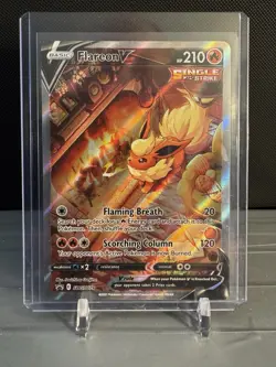 Pokemon Sword & Shield Black Star Promos #SWSH179 Flareon V - Image 1