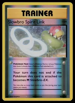 Slowbro Spirit Link 86/108 Uncommon Evolutions Pokemon Reverse Holo LP - Image 1