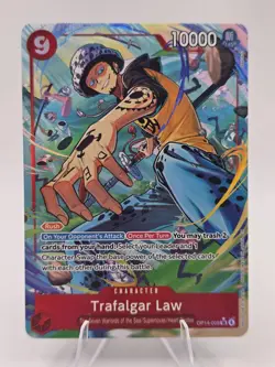 Trafalgar Law - OP14-009 (Alternate Art) OP14-009 The Azure Sea's Seven Foil - Image 1