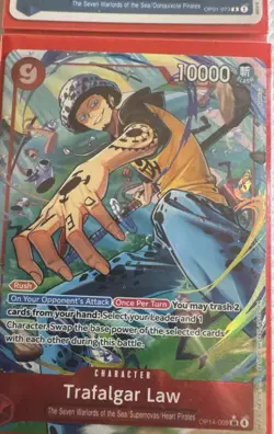 Trafalgar Law - OP14-009 (Alternate Art) OP14-009 The Azure Sea's Seven Foil - Image 1