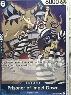 Prisoner of Impel Down OP16-042 R The Time of Battle Foil English One Piece - Image 2
