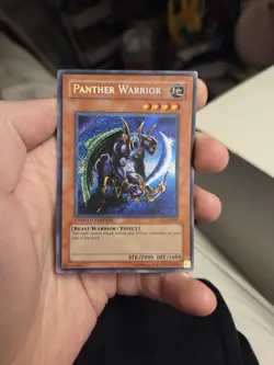 Yugioh Panther Warrior CT2-EN006 Limited Secret Rare - Image 1