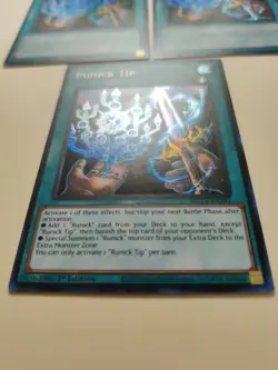 3x Runick Tip MP23-EN241 Secret Rare 1st Edition LP - Image 4