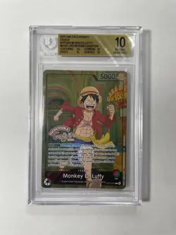 2026 One Piece Monkey D. Luffy Grevin Paris French Museum Promo BGS 10 - Image 1