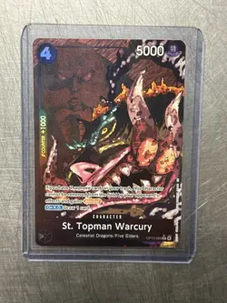 One Piece St. Topman Warcury (089) (Alternate Art) Carrying On His Will OP13 - Image 1