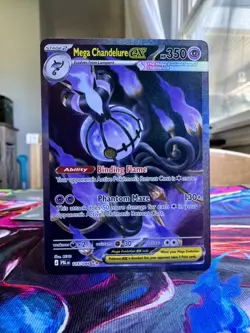 Mega Chandelure ex 115/084 Me05: Pitch Black Holo - Image 1