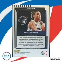 2025 Donruss WNBA Kayla McBride Signature Series Holo Laser Auto Minnesota Lynx - Image 2