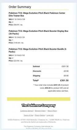 *PRESALE* Pokemon Pitch Black Booster Box AND X2 Bundle Release 17/07/26 - Image 3