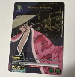 Bandai Union Arena Bleach Shunsui Kyoraku U Foil JP 2500BP 2024 ue01bt/blc-1-074 - Image 1