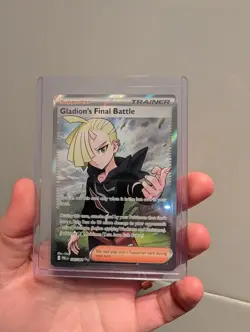 Gladion's Final Battle 108/084 Ultra Rare Full Art - Pitch Black Pokemon TCG NM - Image 1