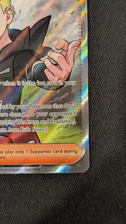 Pokemon TCG Gladion's Final Battle 108/084 Pitch Black Full Art Ultra Rare NM-M - Image 4