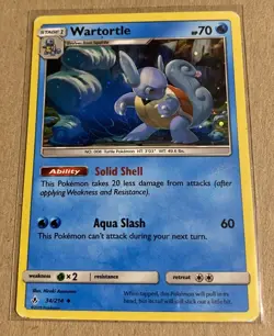 Wartortle 034/214 Unbroken Bonds Cosmos Holo Promo Pokemon Card 34/214 LP - Image 1