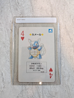 Wartortle Pokemon( Yellow Pikachu) Poker Playing Card Nintendo -1996 - Image 1
