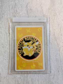 Wartortle Pokemon( Yellow Pikachu) Poker Playing Card Nintendo -1996 - Image 2