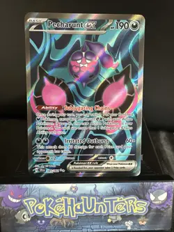 Pokemon Card Pecharunt EX 085/064 Shrouded Fable Full Art Ultra Rare Near Mint - Image 1