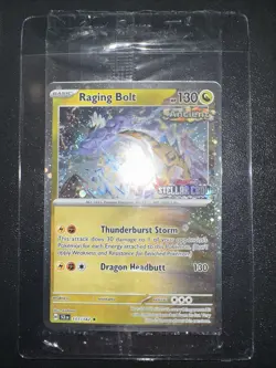 Raging Bolt Stellar Crown Bestbuy Promo Pokemon TCG Card STAMPED SEALED NM/Mint - Image 1