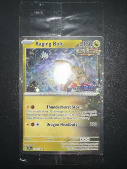 Raging Bolt Stellar Crown Bestbuy Promo Pokemon TCG Card STAMPED SEALED NM/Mint - Image 2