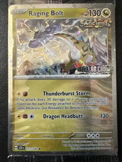 Raging Bolt Stellar Crown Bestbuy Promo Pokemon TCG Card STAMPED SEALED NM/Mint - Image 4
