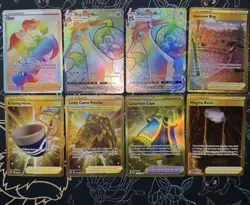 Pokemon TCG-Vmax Mixed Lot Of 8 Cards Gold /Rainbow Hyper Rare/legendary Cards - Image 2