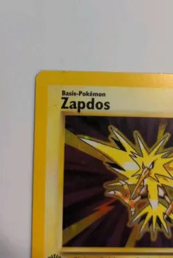 1st Edition Zapdos 16/102 - Holo Rare - Base Set Pokemon Card - German - Image 2