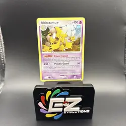 Alakazam Holo Rare Pokemon TCG Card 2/123 Mysterious Treasures 2007 NM - Image 1