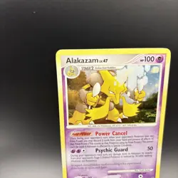Alakazam Holo Rare Pokemon TCG Card 2/123 Mysterious Treasures 2007 NM - Image 3