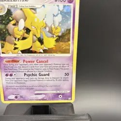 Alakazam Holo Rare Pokemon TCG Card 2/123 Mysterious Treasures 2007 NM - Image 5