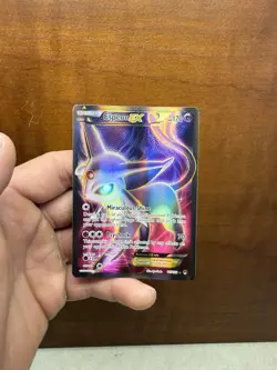 Pokemon Espeon EX TCG Full Art Holo Card XY Breakpoint Ultra Rare 117/122 NM - Image 1