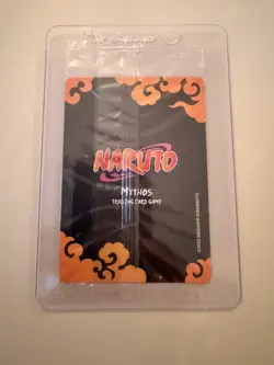 Sasuke Uchiha Chidori Naruto Mythos Store Championships winner card Sealed + Nar - Image 2