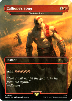 Calliope's Song - 7051 - God of War: Greek Secret Lair Drop Magic MTG NM/M - Image 1