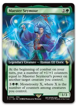Maester Seymour (Extended Art) #160 (NM) Final Fantasy FIC Magic MTG - Image 1