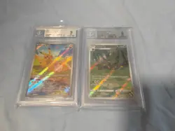 Pokemon cards lot Pikachu 151 c and umbreon gem pack BGS 9 - Image 1