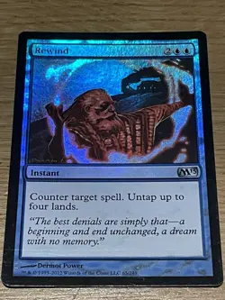 Magic The Gathering MTG - Rewind FOIL - M14 Core Set [ Mint ] Free Postage - Image 1