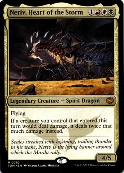 MTG Neriv, Heart of the Storm NON-FOIL NM 210 Tarkir: Dragonstorm - Image 1