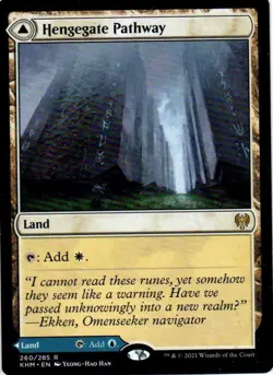 MTG: Kaldheim: Hengegate Pathway: Lightly Played Condition - Image 1