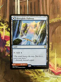 Zendikar Rising Riverglide Pathway Lavaglide Pathway MTG NM - Image 1