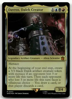 Davros, Dalek Creator #1 (Foil) (NM) Doctor Who WHO Magic MTG - Image 1
