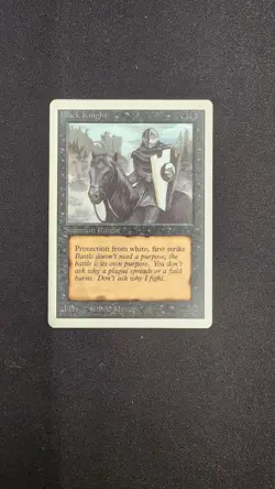 Magic The Gathering Unlimited Edition Black Knight - Image 1