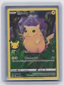 Pikachu 005/025 Holo Rare Celebrations Pokemon NM - Image 1