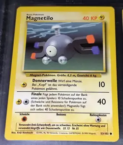 Pokemon TCG - Magnetilo 53/102+Magneton 9/102 [Holo] (Base Set 1999/Deutsch) Top - Image 2